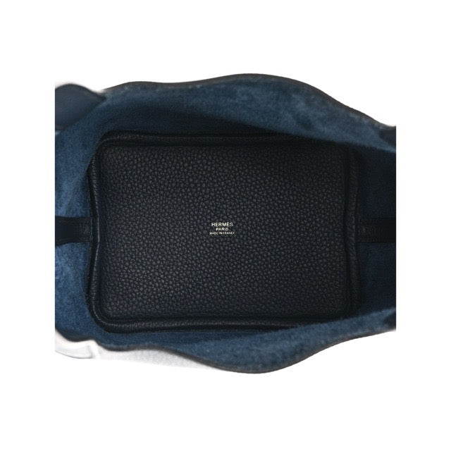 エルメス ピコタンロックPM ブルーニュイ トリヨンクレマンス ゴールド金具 HERMES PICOTIN LOCK 18 BLEU NUIT TAURILLON CLEMENCE GOLD HARDWARE【中古】