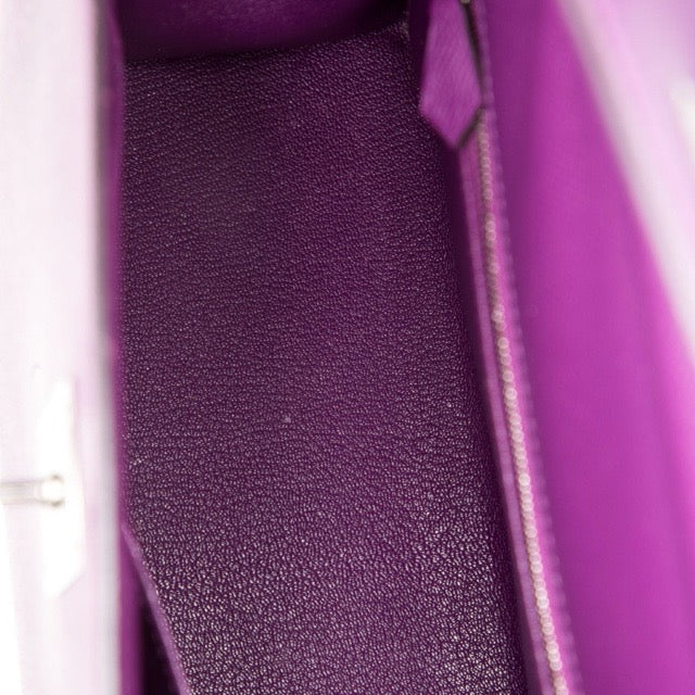 エルメス ケリー 28 Anemone エプソン シルバー金具 HERMES KELLY 28 ANEMONE EPSOM SILVER HARDWARE