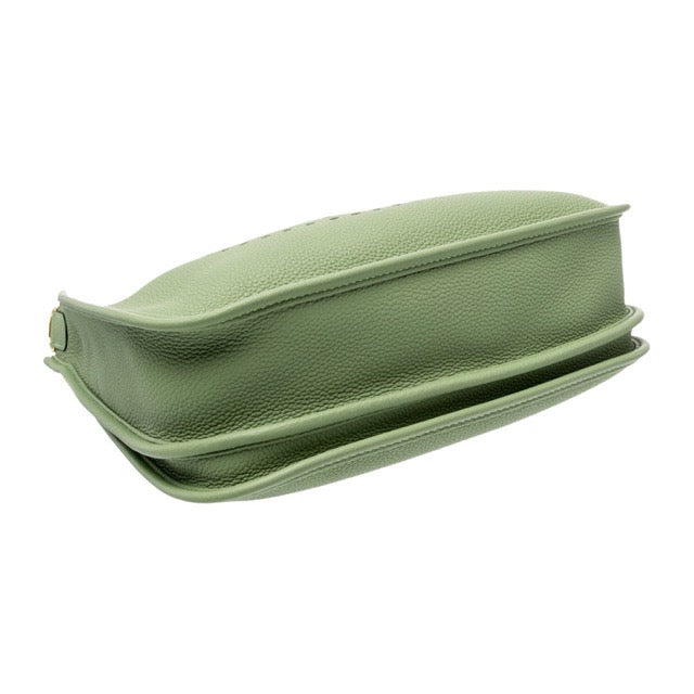 エルメス エヴリン PM Vert Criquet クレマンス ゴールド金具 HERMES EVELYNE PM VERT CRIQUET CLEMENCE GOLD HARDWARE