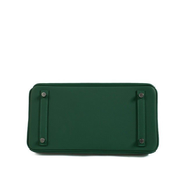 エルメス バーキン30 カラーマティック ヴェールモワイヤン スイフト シルバー金具 HERMES BIRKIN 30 COLORMATIC VERT MOYEN SWIFT SILVER HARDWARE