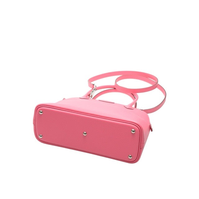 エルメス ボリード27 ローズアザレ エプソン シルバー金具 HERMES BOLIDE 27 ROSE AZALEE EPSOM SILVER HARDWARE【中古】