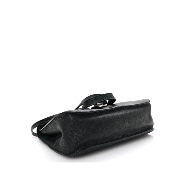 エルメス アルザン 31 ブラック トリヨンクレマンス シルバー金具 HERMES HALZAN 31 GM BLACK TAURILLON CLEMENCE SILVER HARDWARE【中古】