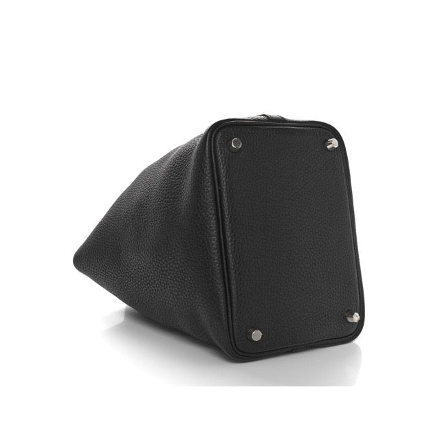 エルメス ピコタンロックPM ブラック トリヨンクレマンス シルバー金具 HERMES PICOTIN LOCK 18 BLACK TAURILLON CLEMENCE SILVER HARDWARE【中古】