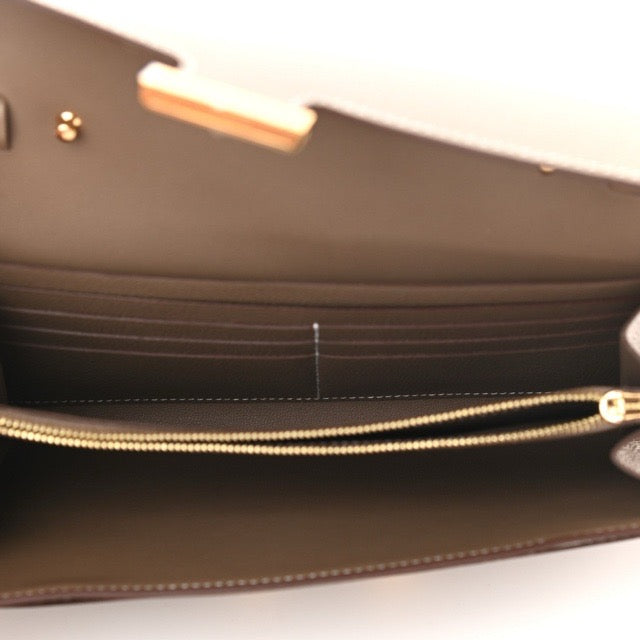 エルメス コンスタンストゥーゴー ロングウォレット 長財布 エトゥープ エプソン ゴールド金具 HERMES CONSTANCE LONG WALLET TO GO ETOUPE EPSOM GOLD HARDWARE