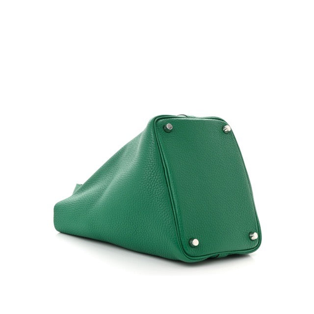 エルメス ピコタンロックPM ヴェールヴェルティゴ トリヨンクレマンス シルバー金具 HERMES PICOTIN LOCK 18 VERT VERTIGO TAURILLON CLEMENCE SILVER HARDWARE【中古】