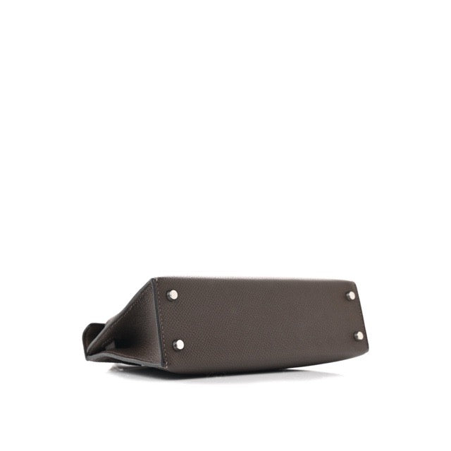 エルメス ミニケリー ケリーミニ２ ミニドゥ 外縫い エコルセ エプソン シルバー金具 HERMES KELLY MINI 2 SELLIER 20 ECORCE EPSOM SILVER HARDWARE