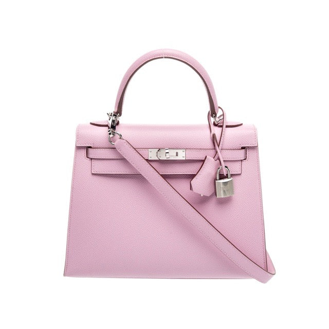 エルメス ケリー 25 Mauve Sylvestre エプソン シルバー金具 HERMES KELLY 25 MAUVE SYLVESTRE EPSOM SILVER HARDWARE