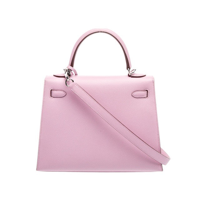 エルメス ケリー 25 Mauve Sylvestre エプソン シルバー金具 HERMES KELLY 25 MAUVE SYLVESTRE EPSOM SILVER HARDWARE