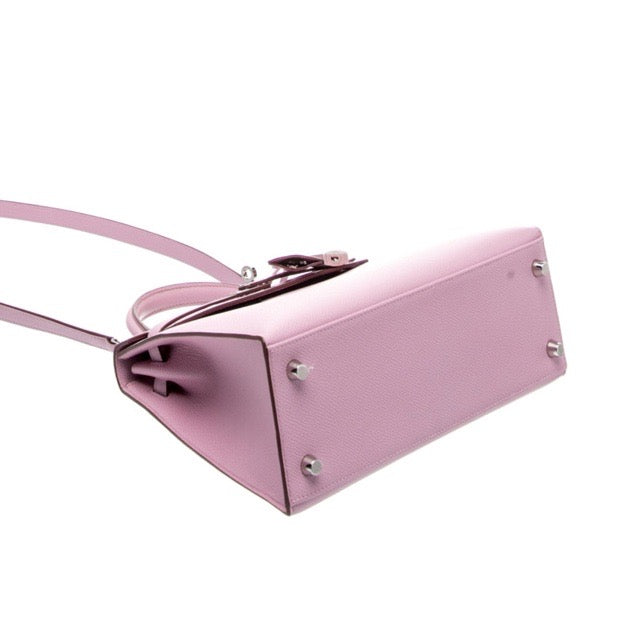 エルメス ケリー 25 Mauve Sylvestre エプソン シルバー金具 HERMES KELLY 25 MAUVE SYLVESTRE EPSOM SILVER HARDWARE