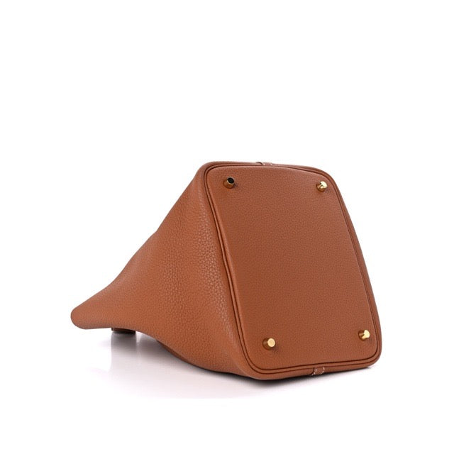 エルメス ピコタンロックMM ゴールド トリヨンクレマンス ゴールド金具 HERMES PICOTIN LOCK 22 GOLD TAURILLON CLEMENCE GOLD HARDWARE【中古】