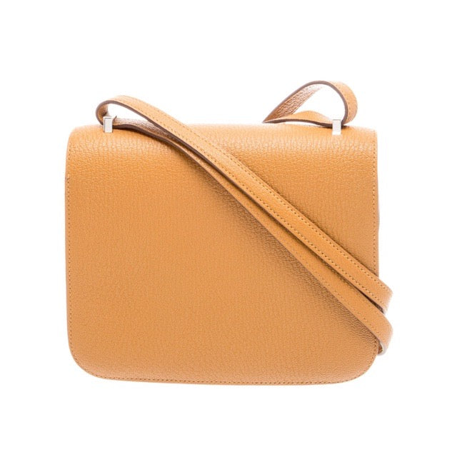 エルメス ミニコンスタンス 18 ミラー Sesame シェーブルミゾール シルバー金具 HERMES MINI CONSTANCE 18 MIRROR SESAME CHEVRE MYSORE SILVER HARDWARE