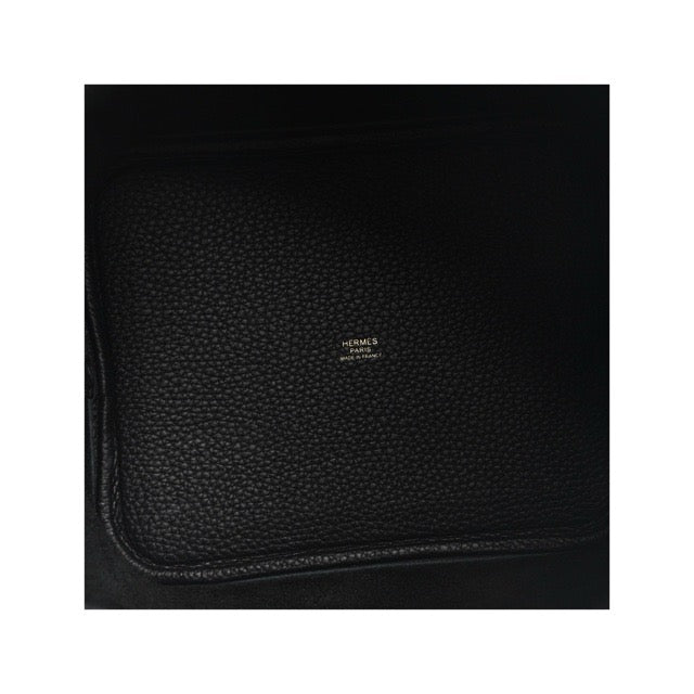 エルメス ピコタンロックMM ブラック トリヨンクレマンス ゴールド金具 HERMES PICOTIN LOCK 22 BLACK TAURILLON CLEMENCE GOLD HARDWARE【中古】