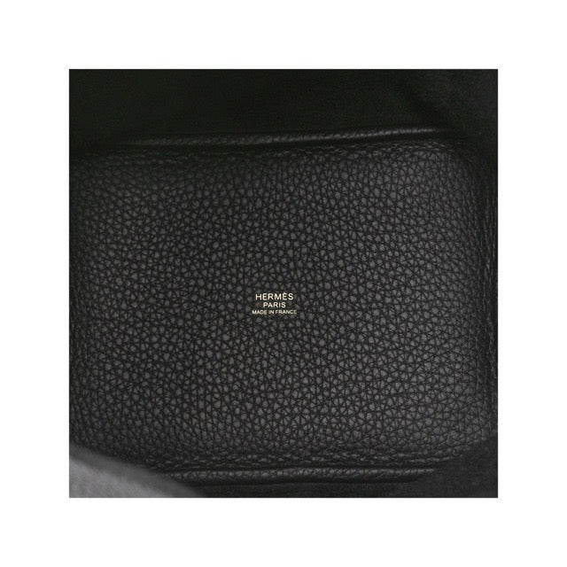 エルメス ピコタンロックPM ブラック トリヨンクレマンス ゴールド金具 HERMES PICOTIN LOCK 18 BLACK TAURILLON CLEMENCE GOLD HARDWARE【中古】