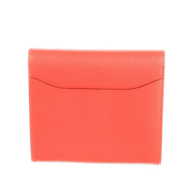 エルメス コンスタンス コンパクトウォレット Bleu Brighton Capucine エプソン シルバー金具 HERMES CONSTANCE COMPACT WALLET BLEU BRIGHTON CAPUCINE EPSOM SILVER HARDWARE