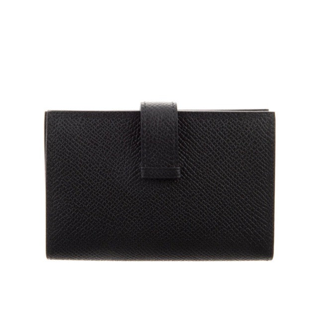 エルメス ベアン カードホルダー ウォレット Noir エプソン ゴールド金具 HERMES BEARN CARD HOLDER WALLET NOIR EPSOM GOLD HARDWARE