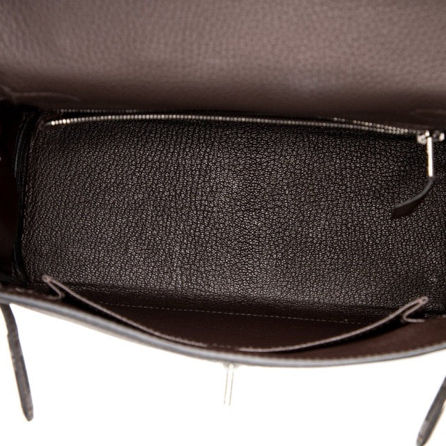 エルメス ケリー 25 Chocolat トゴ シルバー金具 HERMES KELLY 25 CHOCOLAT TOGO SILVER HARDWARE