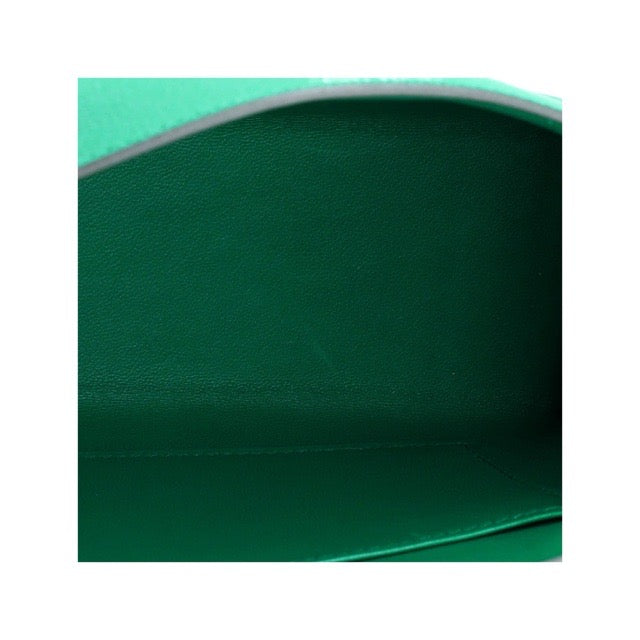 エルメス ミニケリー ケリーミニ２ ミニドゥ 外縫い ヴェールジェイド エプソン シルバー金具 HERMES KELLY MINI 2 SELLIER 20 VERT JADE EPSOM SILVER HARDWARE