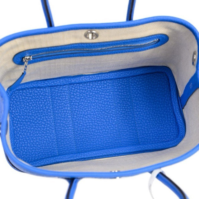 エルメス ネオ ガーデンパーティー 23 ブルーイドラ ネゴンダ シルバー金具 HERMES NEO GARDEN PARTY 23 TOTE BLEU HYDRA NEGONDA SILVER HARDWARE