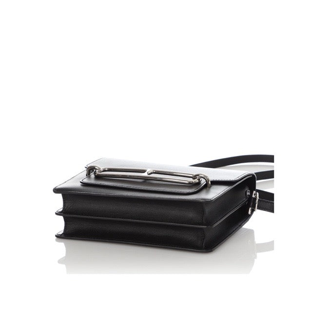 エルメス サック ロウリス ルリ 23 ブラック アレグレット シルバー金具 ショルダーバッグ HERMES SAC ROULIS 23 BLACK ALLEGRETTO SILVER HARDWARE【中古】