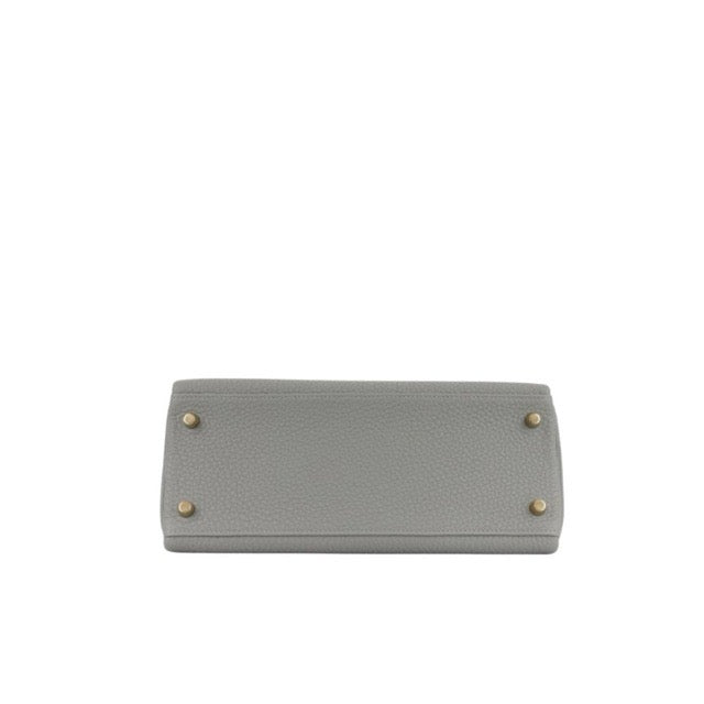 [Unused] HERMES KELLY 28 RETOURNE GRIS MOUETTE TOGO GOLD HARDWARE