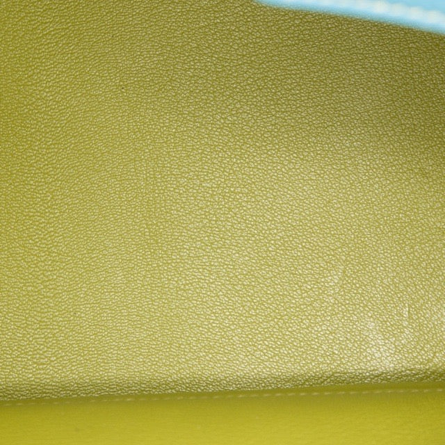 エルメス バーキン３５ ヴェルソ ブルージーン ヴェールシャルトルーズ トゴ シルバー金具 HERMES BIRKIN 35 VERSO BLEU JEAN VERT CHARTREUSE TOGO SILVER HARDWARE【中古】