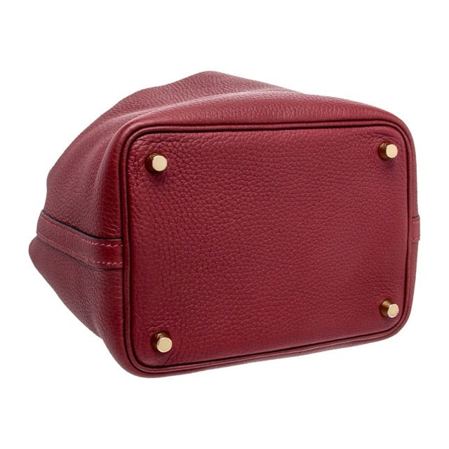 エルメス ピコタンロックPM ルージュアッシュ トリヨンクレマンス ゴールド金具 HERMES PICOTIN LOCK 18 ROUGE H TAURILLON CLEMENCE GOLD HARDWARE