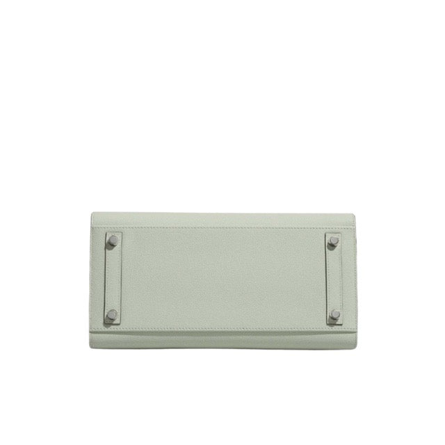 エルメス バーキン30 外縫い ヴェールフィズ エプソン シルバー金具 HERMES BIRKIN SELLIER 30 VERT FIZZ EPSOM SILVER HARDWARE