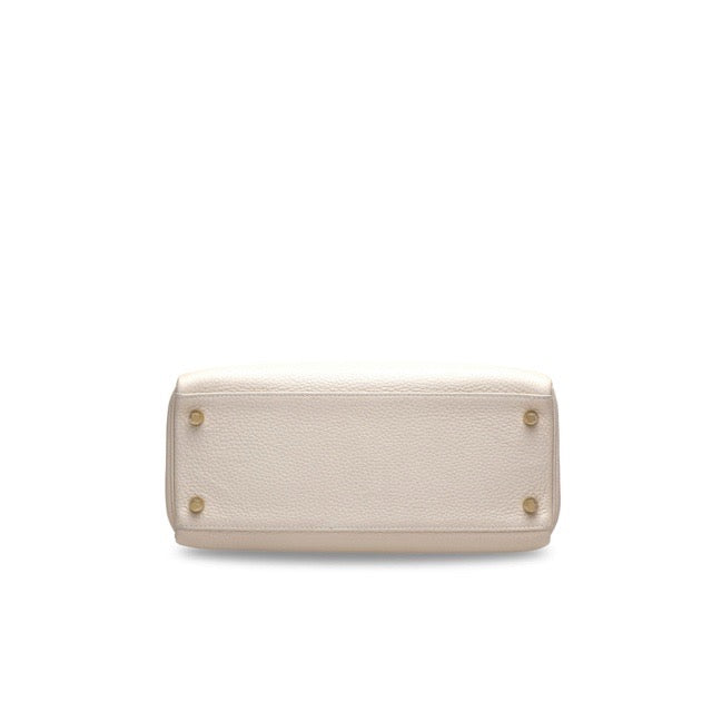 エルメス ケリー２８ 内縫い クレ トリヨンクレマンス ゴールド金具 HERMES KELLY RETOURNE 28 CRAIE TAURILLON CLEMENCE GOLD HARDWARE【中古】