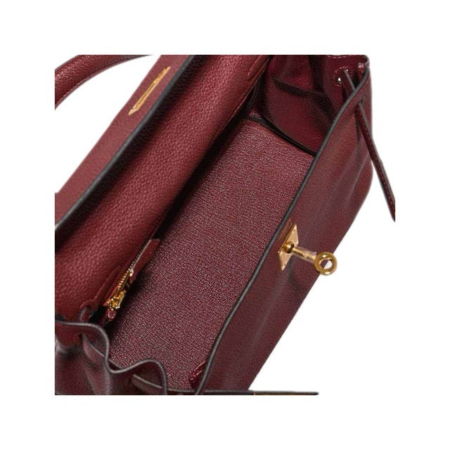 【新品未使用】2023年製 エルメス ケリー２５ 内縫い ルージュアッシュ トゴ ゴールド金具 HERMES KELLY RETOURNE 25 ROUGE H TOGO GOLD HARDWARE