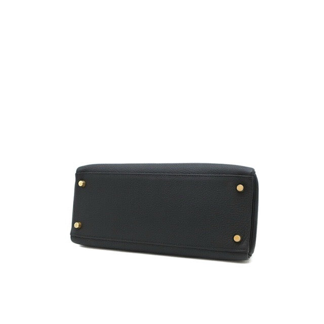 エルメス ケリー28 内縫い ブラック トゴ ゴールド金具 HERMES KELLY RETOURNE 28 BLACK TOGO GOLD HARDWARE【中古】
