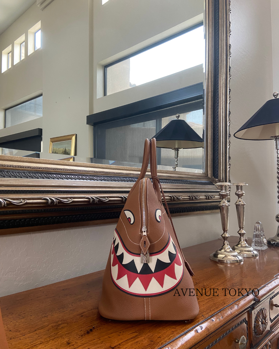 最短当日発送 限定品 エルメス ボリード45 シャーク ゴールド トゴ シルバー金具 HERMES BOLIDE 45 SHARK GOLD TOGO SILVER HARDWARE【中古】