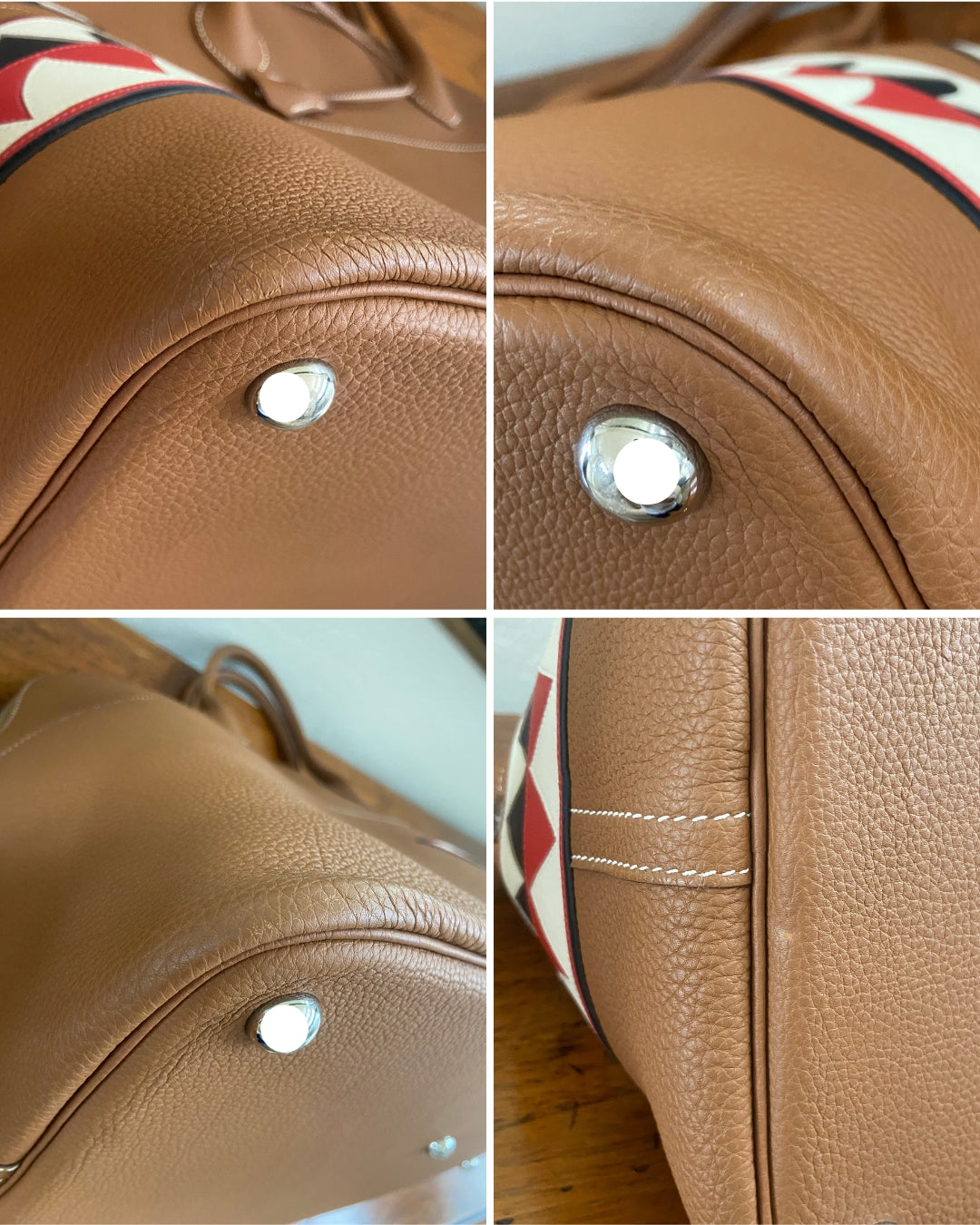 最短当日発送 限定品 エルメス ボリード45 シャーク ゴールド トゴ シルバー金具 HERMES BOLIDE 45 SHARK GOLD TOGO SILVER HARDWARE【中古】