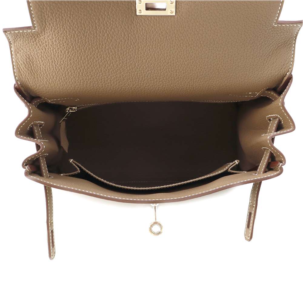 リピータ様ご専用 エルメス ケリー２５ エトゥープ トゴ シルバー金具 HERMES KELLY RETOURNE 25 ETOUPE TOGO SILVER HARDWARE