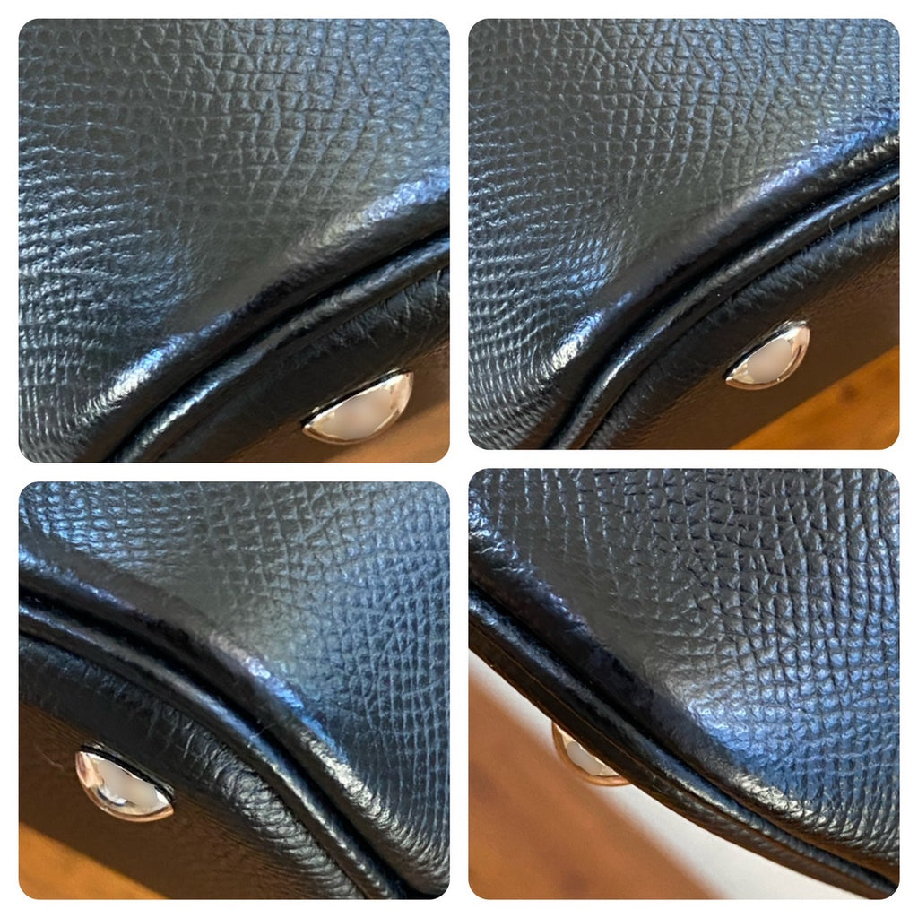 [Very Good Condition] Made in 2021 Hermes BOLIDE 27 Black EPSOM Silver Hardware HERMES BOLIDE 27 BLACK EPSOM SILVER HARDWARE
