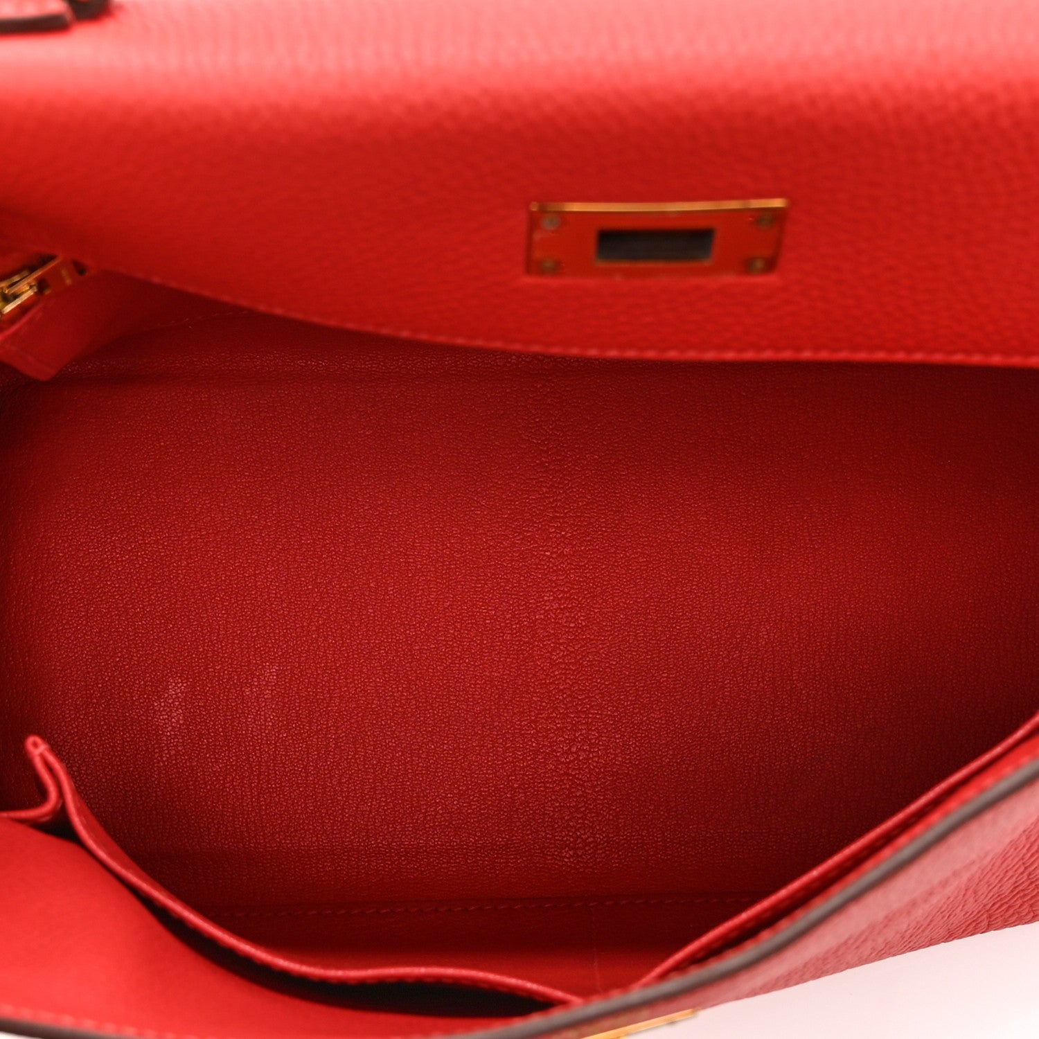 エルメス ケリー 28 内縫い Rouge Pivoine トゴ シルバー金具 HERMES KELLY 28 RETOURNE ROUGE PIVOINE TOGO SILVER HARDWARE