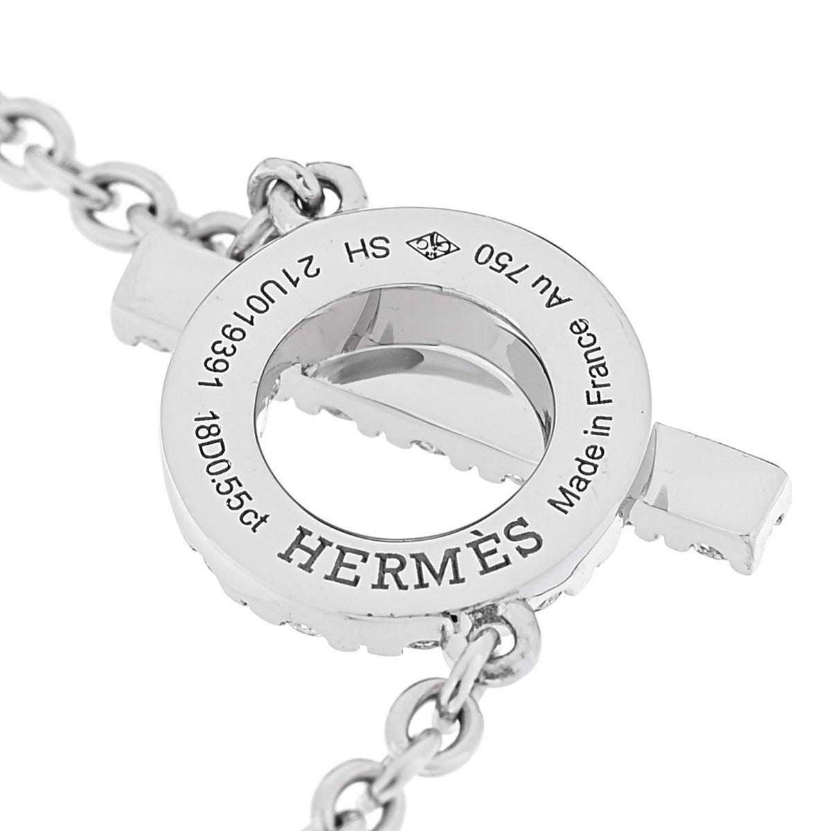 エルメス フィネス ブレスレット 18K ホワイトゴールド ダイヤモンド HERMES FINESSE BRACELET 18K WHITE GOLD DIAMOND