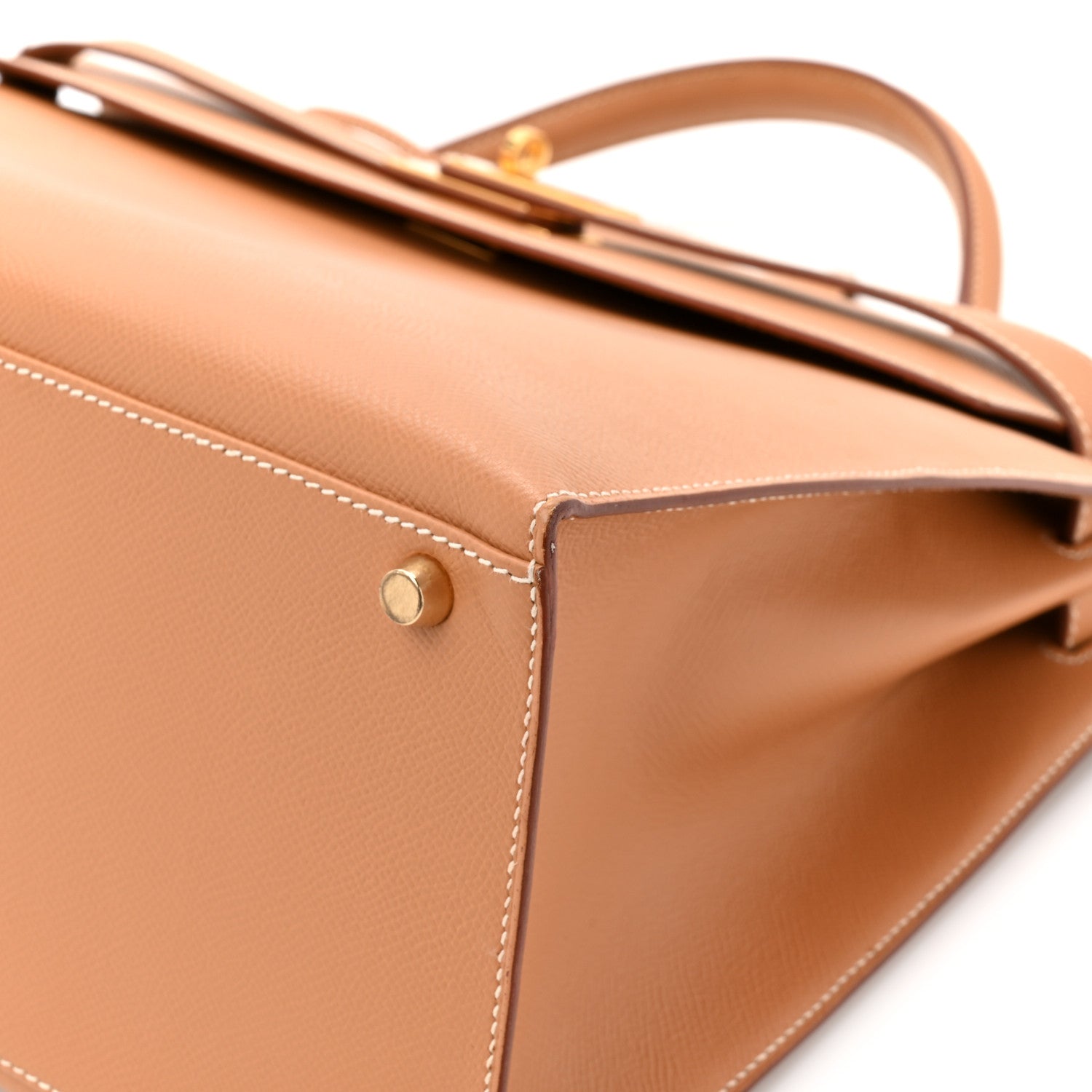 エルメス ケリー 40 外縫い Tabac Camel クシュベル ゴールド金具 HERMES KELLY 40 SELLIER TABAC CAMEL COURCHEVEL GOLD HARDWARE
