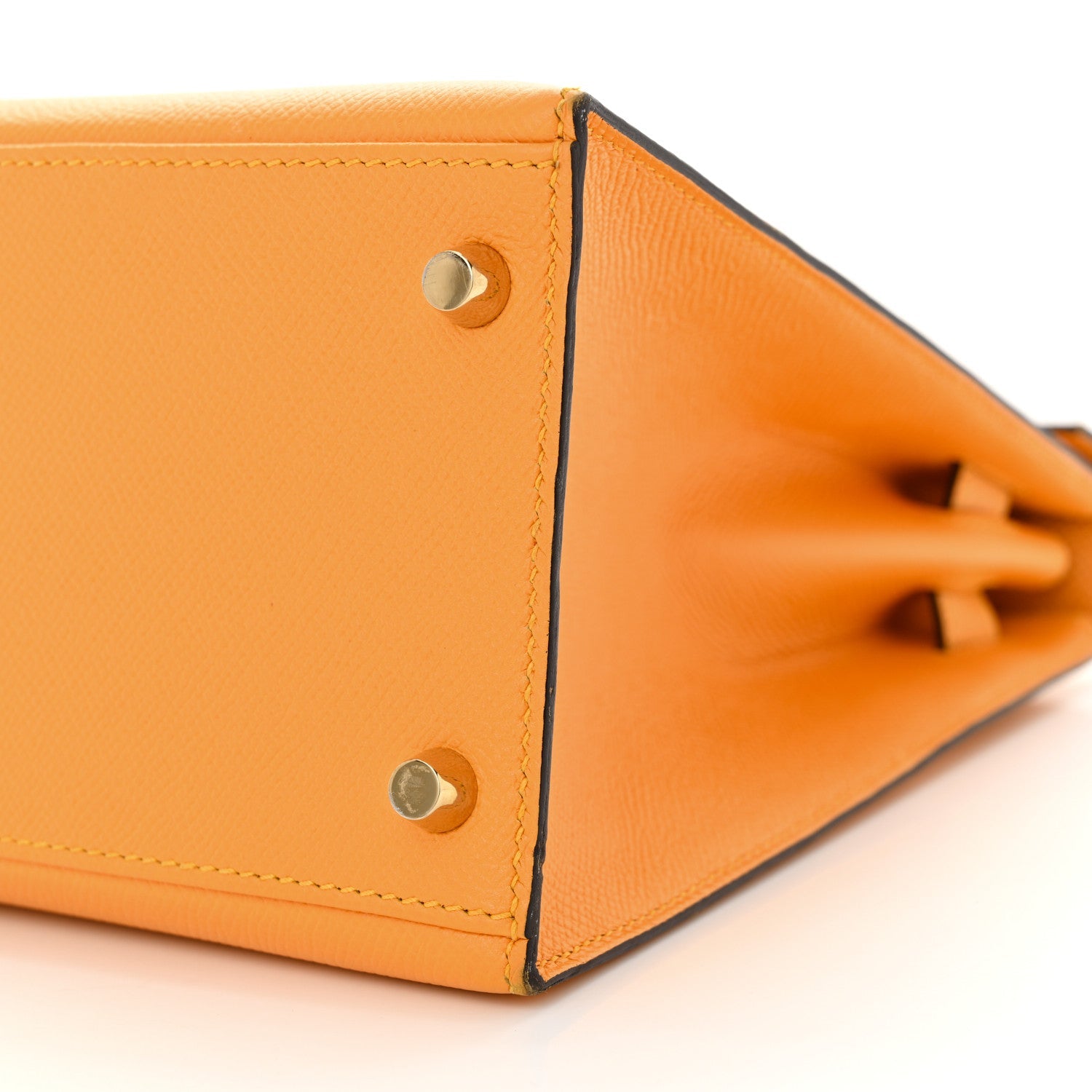 HERMES KELLY 28 SELLIER HSS PERSONAL ORDER JAUNE D'OR ETAIN EPSOM GOLD HARDWARE