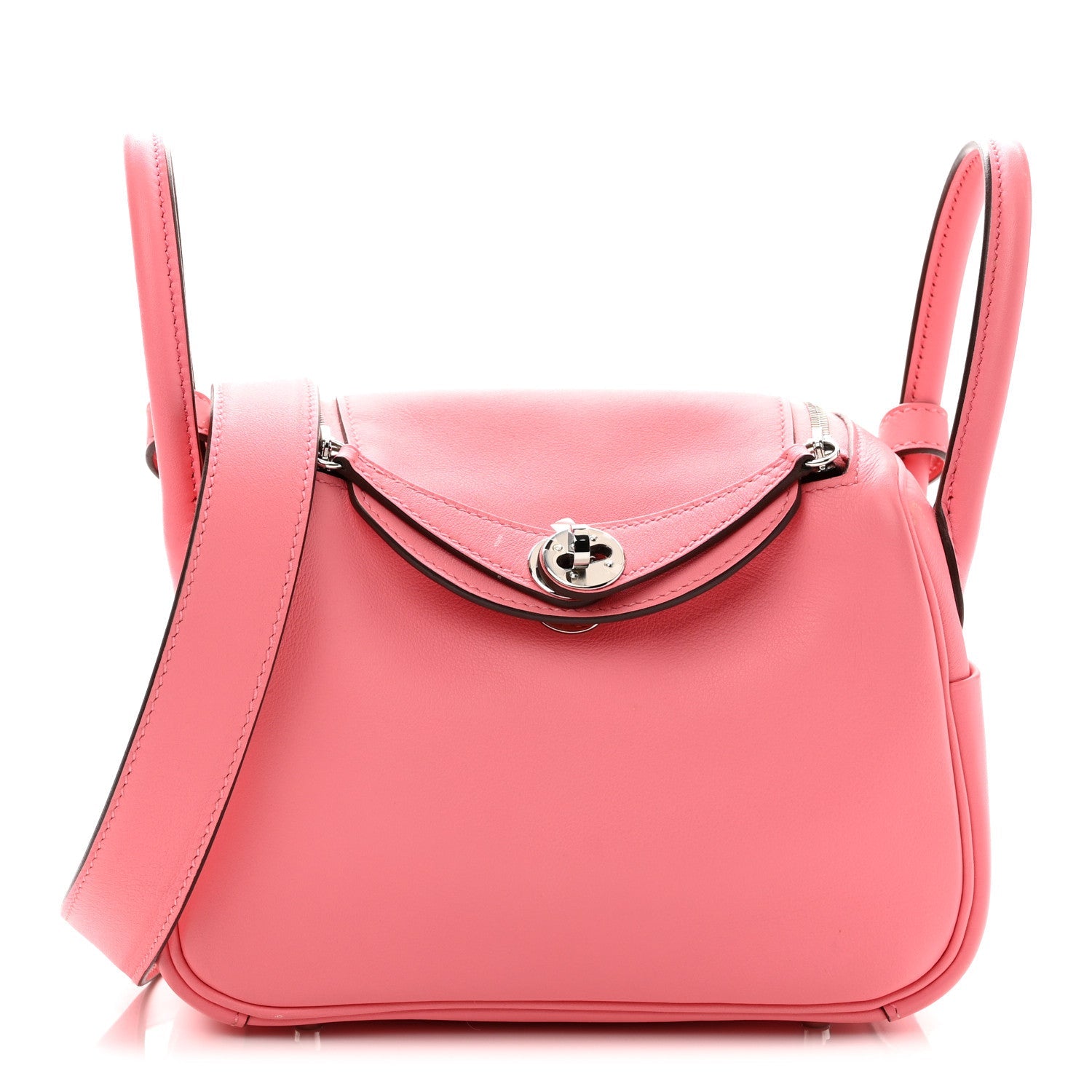 エルメス リンディ 20 Rose Ete スイフト シルバー金具 HERMES LINDY 20 ROSE ETE SWIFT SILVER HARDWARE
