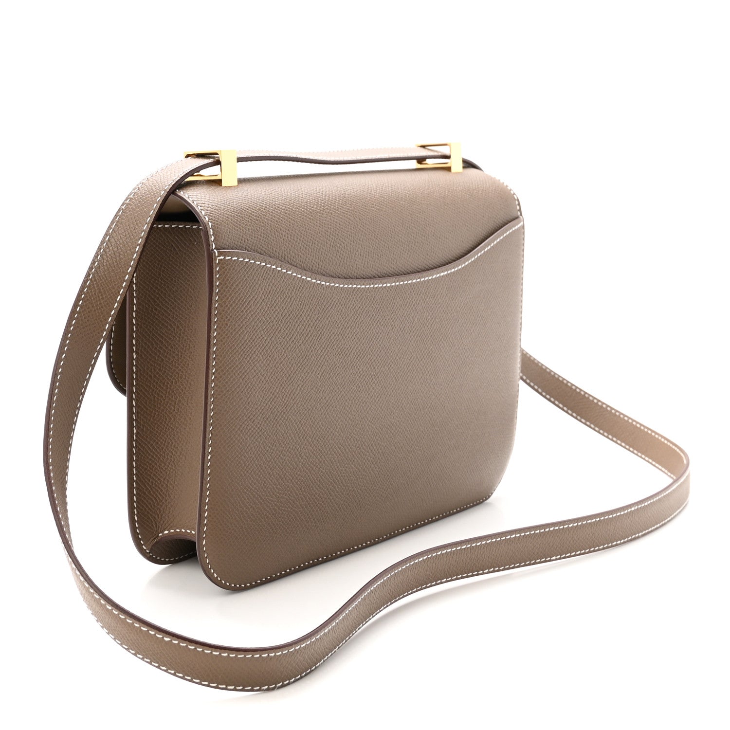 エルメス コンスタンス 24 Etoupe エプソン マットゴールド金具 HERMES CONSTANCE 24 ETOUPE EPSOM MATTE GOLD HARDWARE