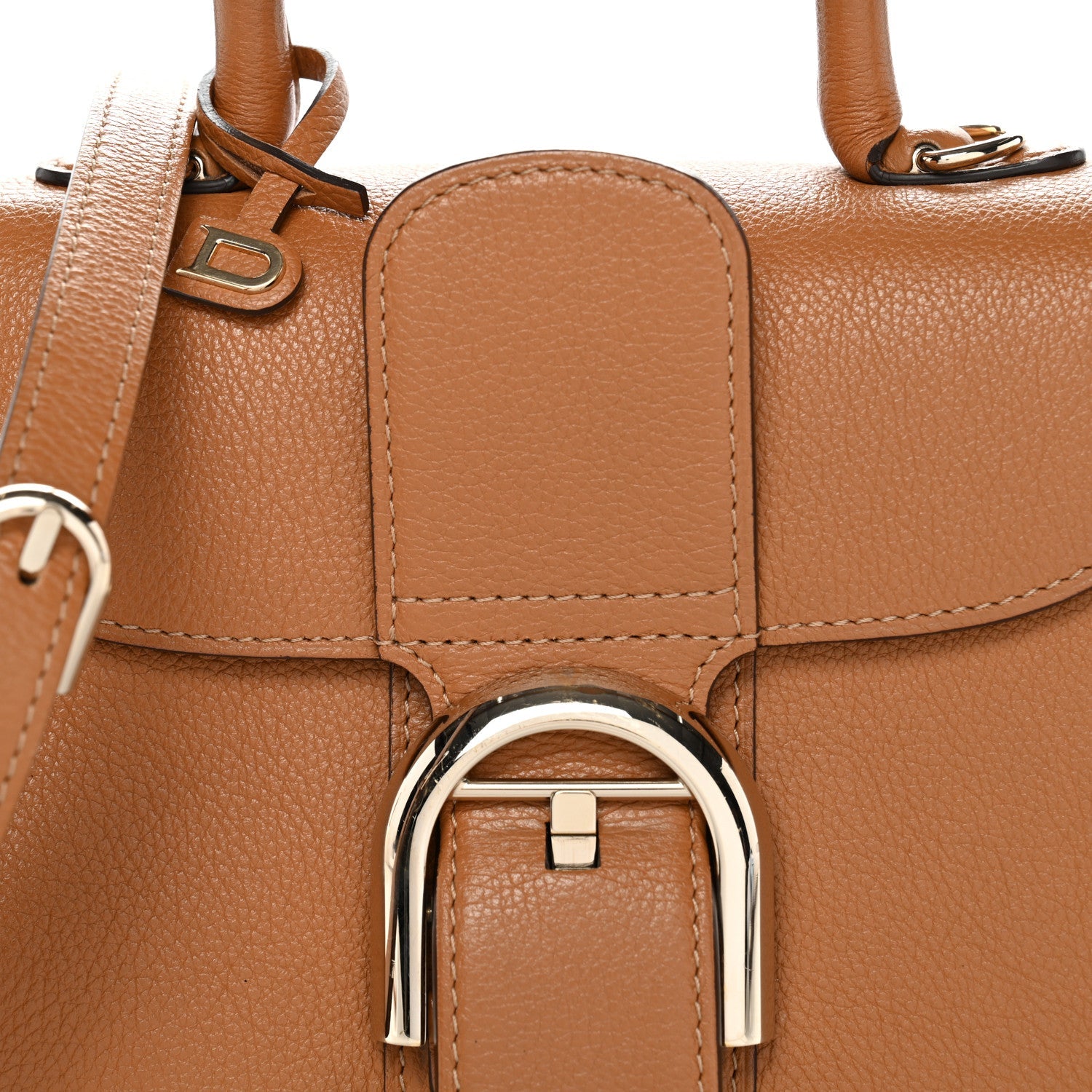デルヴォー ブリヨン ミニ ショルダーバッグ Natural グレインドカーフスキン ゴールド金具 DELVAUX BRILLANT MINI SHOULDER BAG NATURAL GRAINED CALFSKIN GOLD HARDWARE