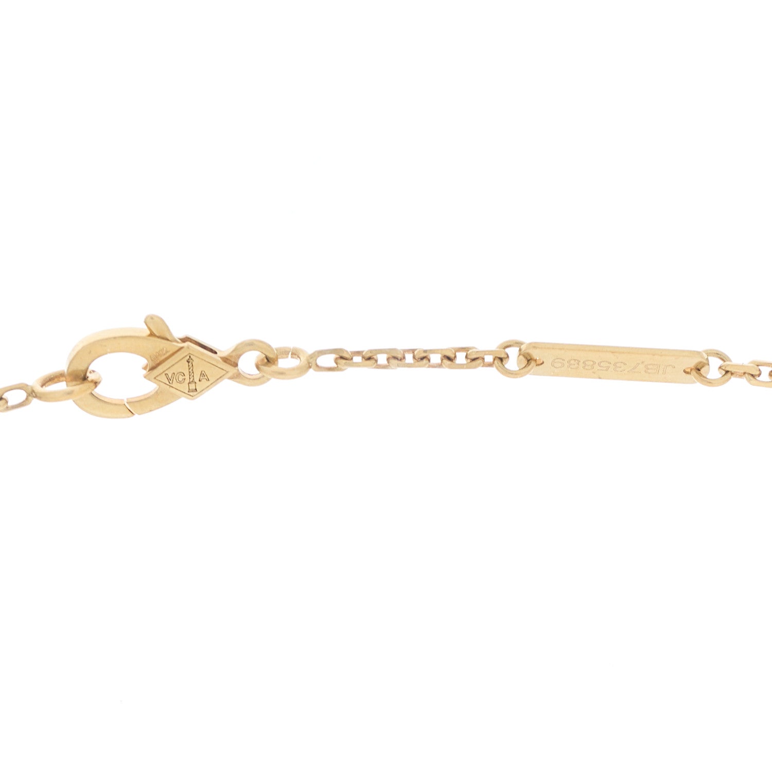 ヴァンクリーフ＆アーペル ラージ フリヴォル ネックレス ダイヤモンド 18K イエローゴールド VAN CLEEF & ARPELS LARGE FRIVOLE NECKLACE DIAMOND 18K YELLOW GOLD