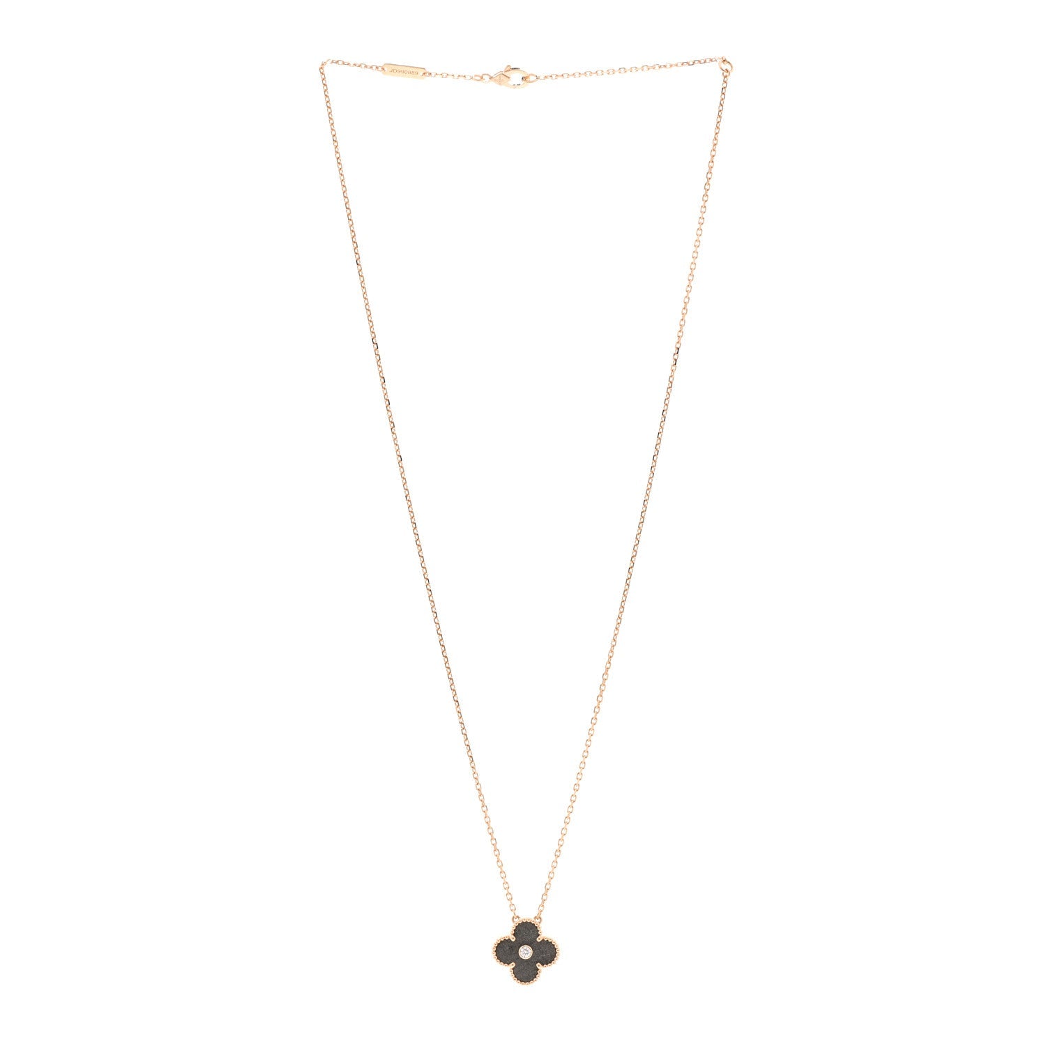 ヴァンクリーフ＆アーペル ヴィンテージアルハンブラ ペンダントネックレス ダイヤモンド 18K ローズゴールド VAN CLEEF & ARPELS VINTAGE ALHAMBRA PENDANT NECKLACE DIAMOND 18K ROSE GOLD