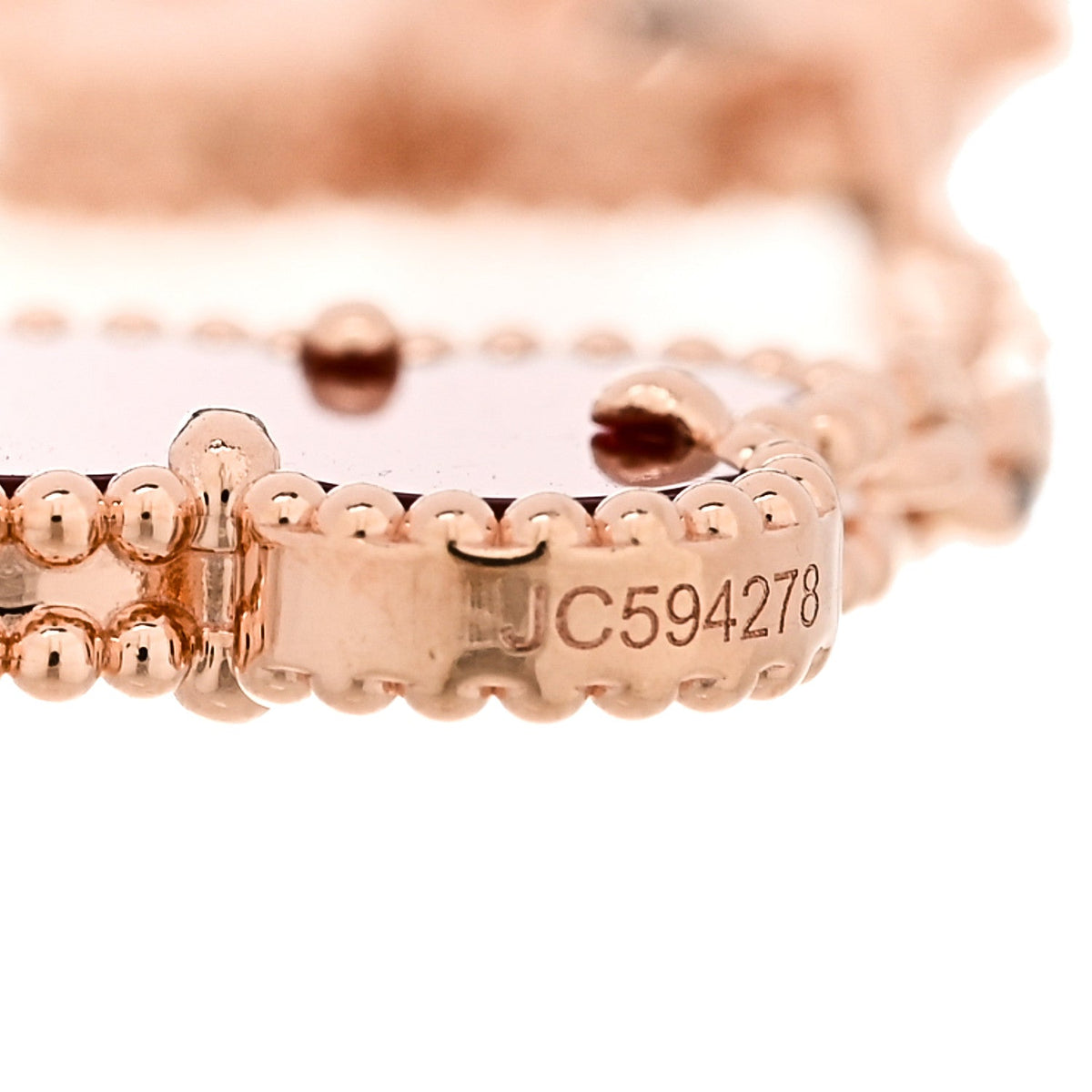 ヴァンクリーフ＆アーペル ヴィンテージアルハンブラ 5モチーフ ブレスレット マルチカラー 18K ローズゴールド VAN CLEEF & ARPELS VINTAGE ALHAMBRA 5 MOTIFS BRACELET MULTICOLOR 18K ROSE GOLD