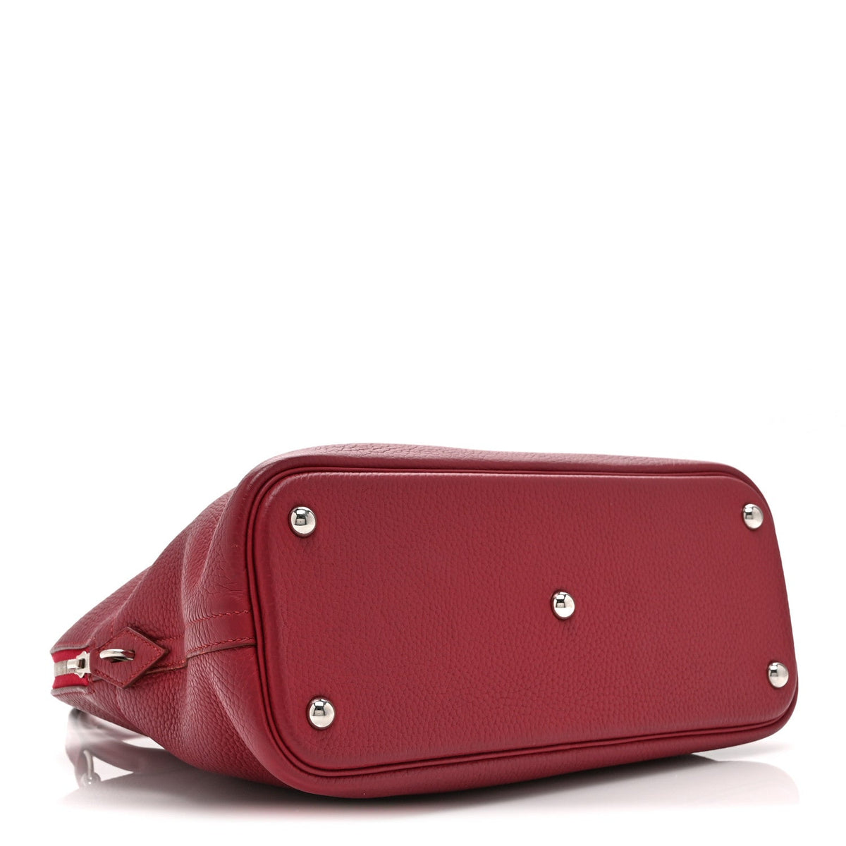 Hermès Bolide 31 Rubis Taurillon Clemence Silver Hardware