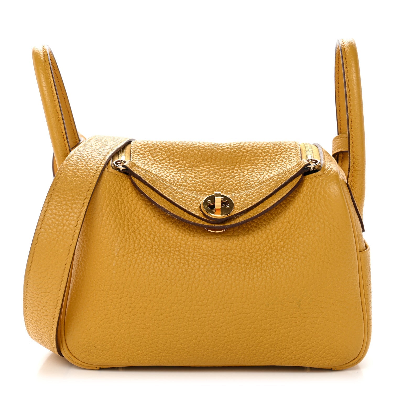 エルメス ミニリンディ 20 Sun トリヨンクレマンス ゴールド金具 HERMES MINI LINDY 20 SUN TAURILLON CLEMENCE GOLD HARDWARE