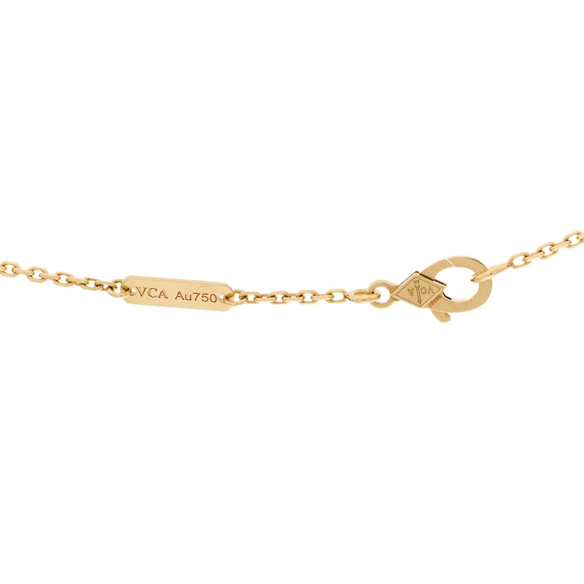 ヴァンクリーフ＆アーペル ヴィンテージアルハンブラ ペンダントネックレス ブラックオニキス 18K イエローゴールド VAN CLEEF & ARPELS VINTAGE ALHAMBRA PENDANT NECKLACE BLACK ONYX 18K YELLOW GOLD