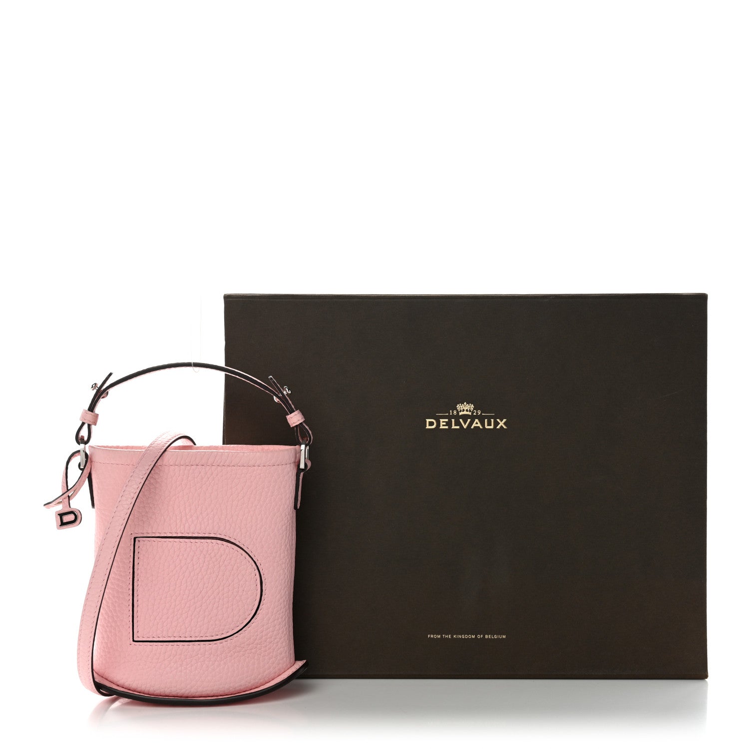 デルヴォー サーピケ ナノ トイ エクラ バケットバッグ Pink トリヨンソフト シルバー金具 DELVAUX SURPIQUE NANO TOY ECLAT BUCKET PINK TAURILLON SOFT SILVER HARDWARE