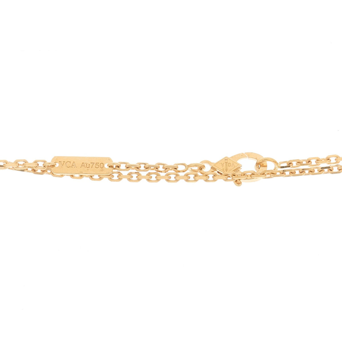 ヴァンクリーフ＆アーペル マジックアルハンブラ ロングネックレス ギョーシェ 18K イエローゴールド VAN CLEEF & ARPELS MAGIC ALHAMBRA LONG NECKLACE GUILLOCHÉ 18K YELLOW GOLD
