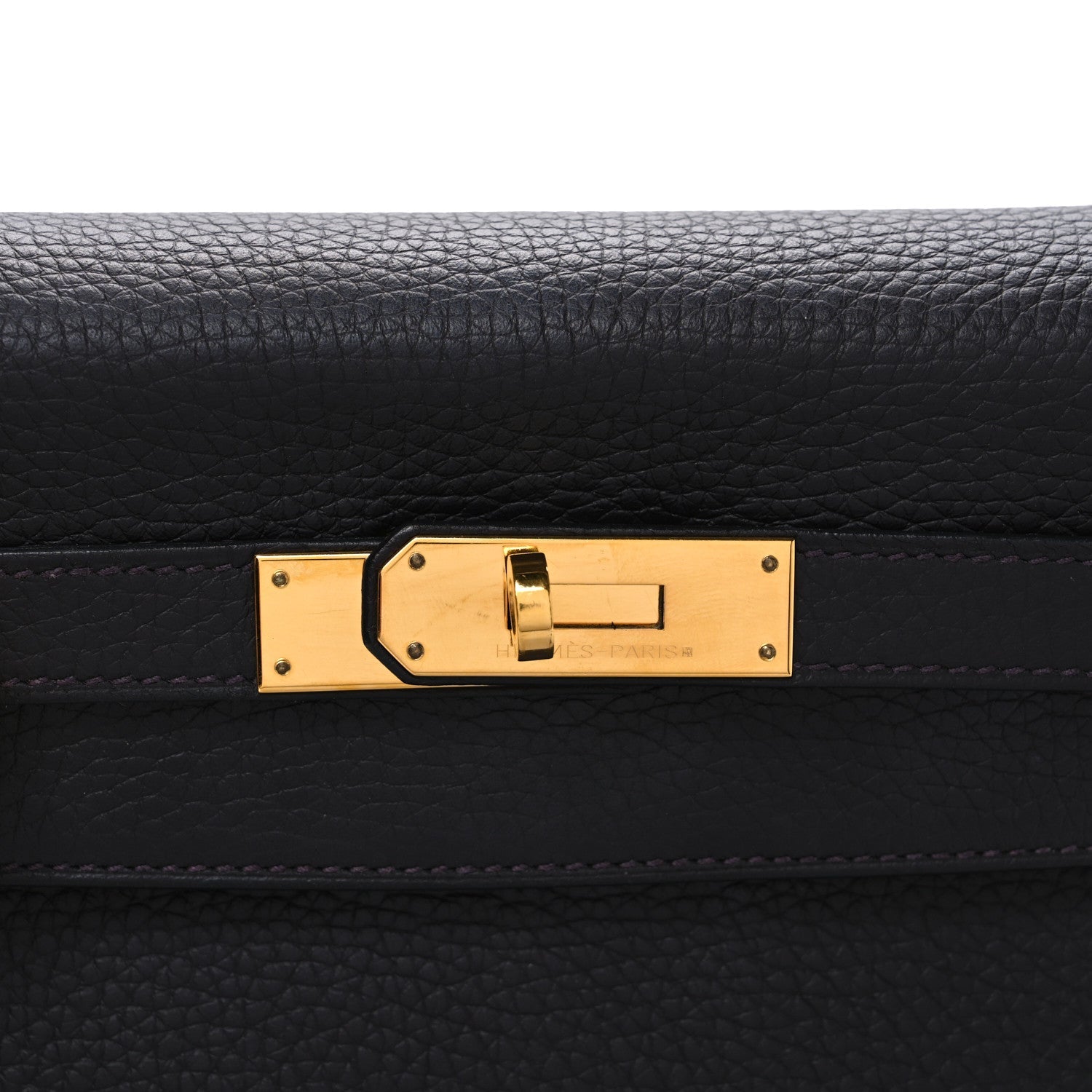 HERMES KELLY 32 RETOURNE RAISIN PRUNOIR TOGO GOLD HARDWARE